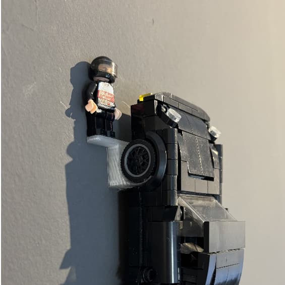 Suporte de parede para Speed Champions Lego e MiniFig