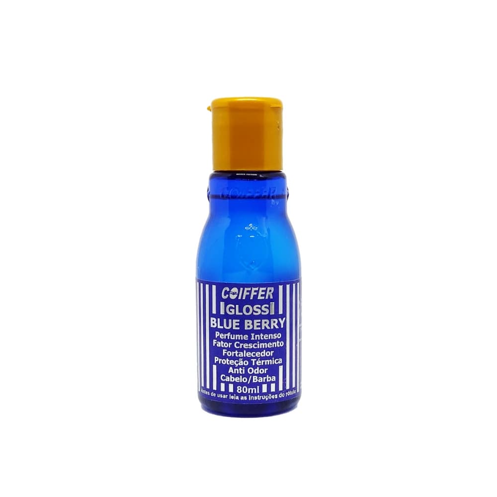 Coiffer Reparador de Pontas Gloss Blue Berry - Óleo Finalizador Capilar 80ml Perfume Intenso