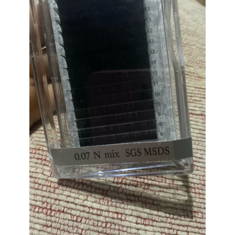 Cílios 0.07 N Mix  sgs msds, cílios postiços