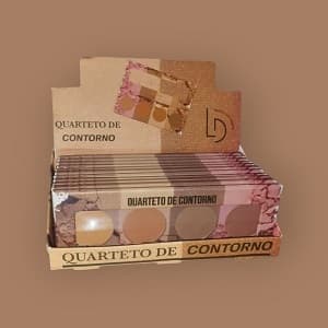 Paleta De Contorno Facial - Quarteto Ludurana 10g V:03/28