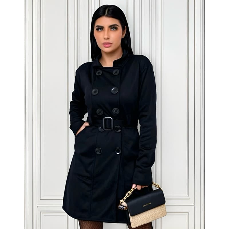 Sobretudo Feminino Elegante E Sofisticado Look Moda Inverno