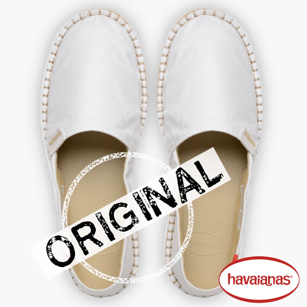 ALPARGATAS HAVAIANAS ORIGINE BRANCA- UNISSEX