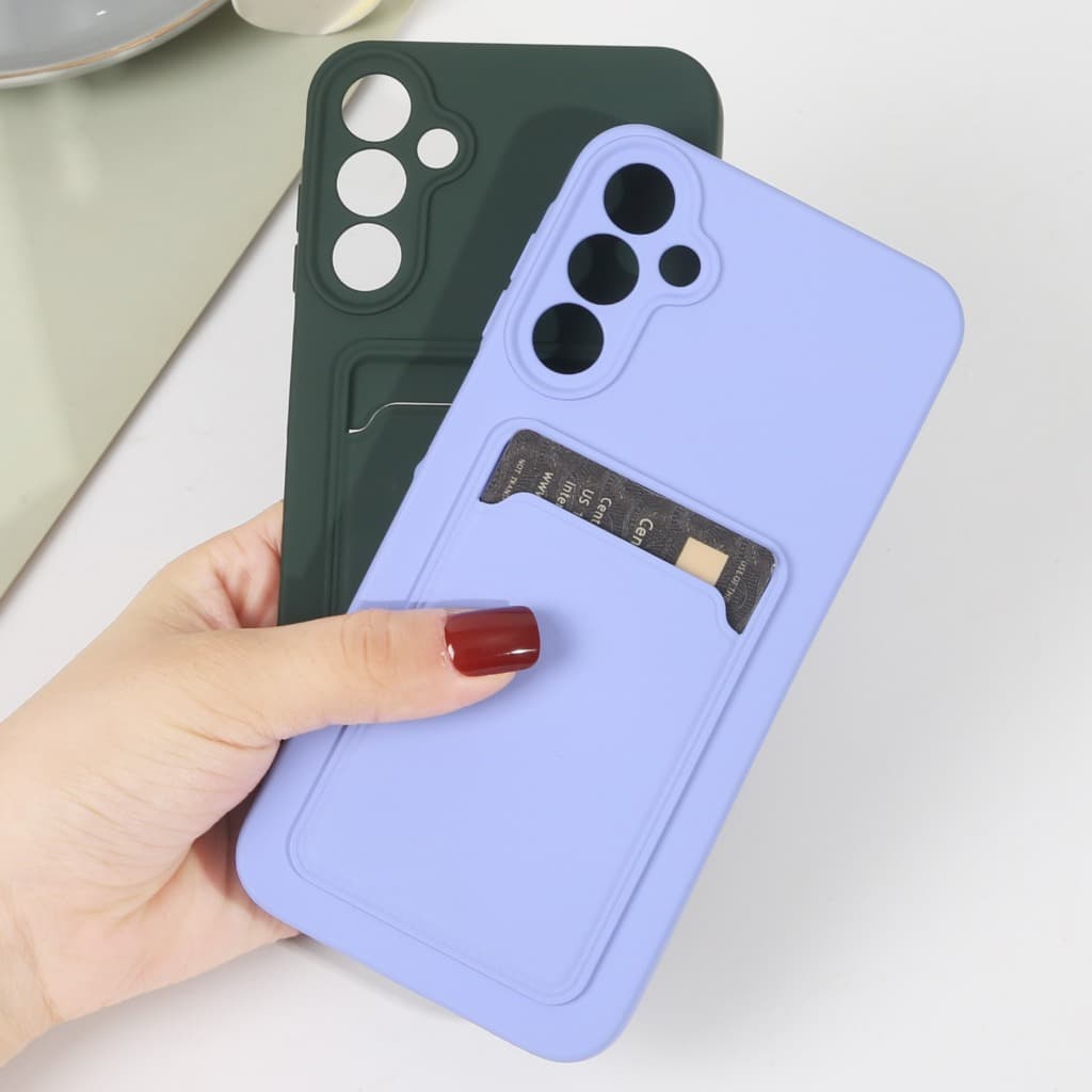 Capinha de Celular Porta Cartão Para Samsung A06/A16/A26/A36/A56/A13/A04S/A21/A71