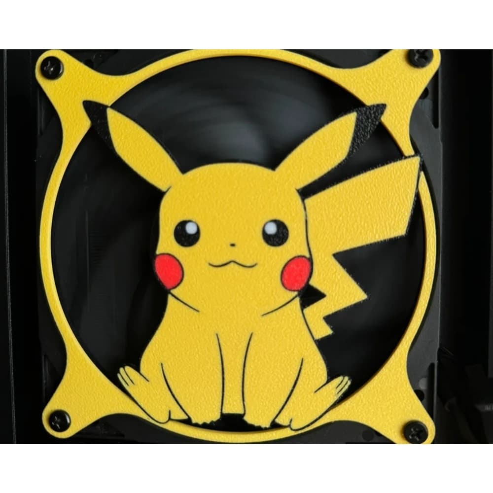 Grade Fan Pikachu 120mm Decorativa Fan Cover