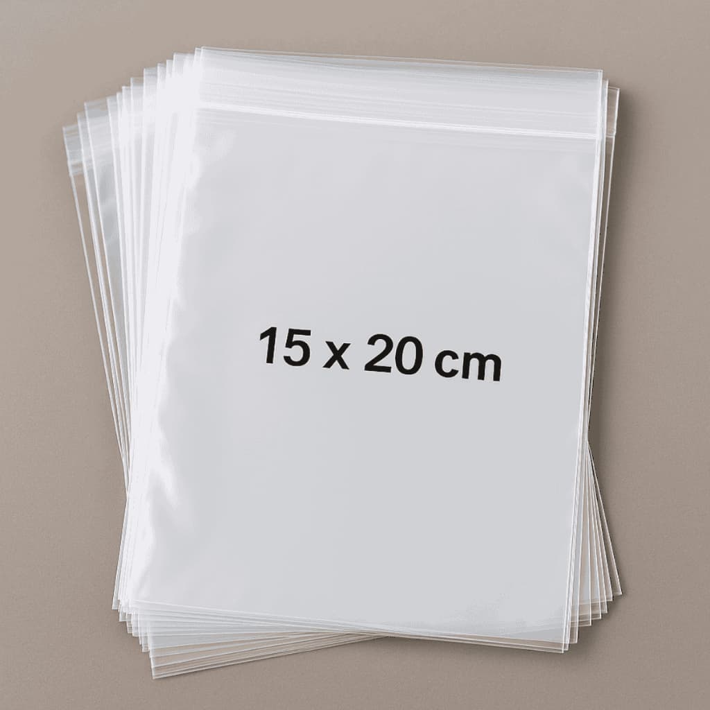 Kit 50 Saquinhos 15x20 Celofane Transparente Brilhoso para  Embalar com Elegância