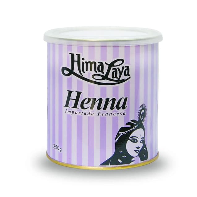 Henna para Cabelo Coloração Natural Henna Francesa Pó Himalaya 250 Gramas