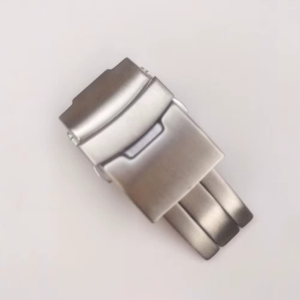Fivela fecho dobrável para seiko aço inoxidável pulseira fivela 18mm 20mm 22mm 24mm