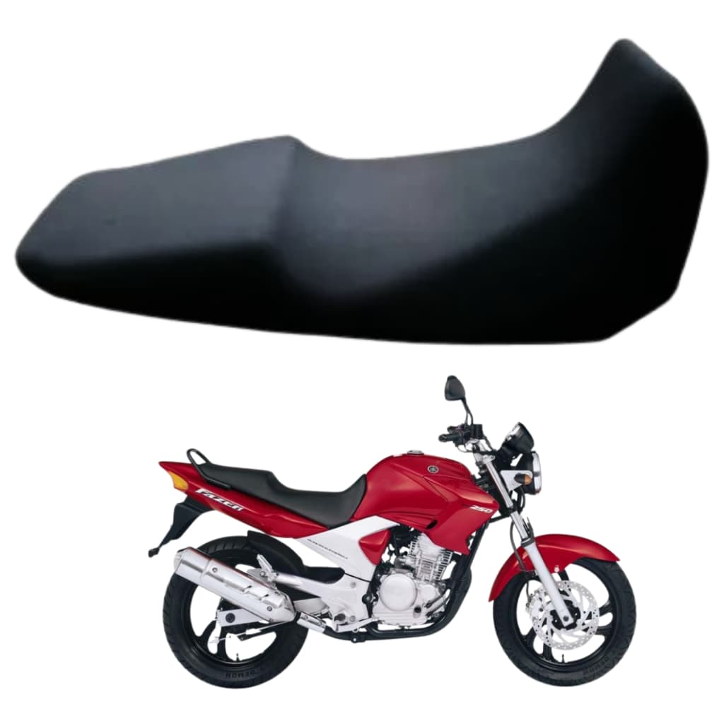 Capa do Banco Assento Mais Grossa Reforçada Yamaha Fazer 250 2005 a 2017 Gmb