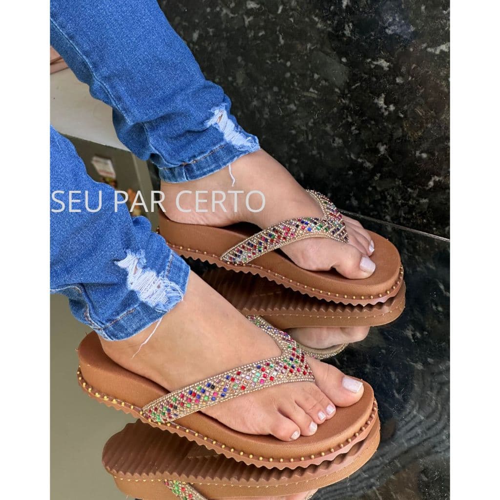papete birken feminina sandalia brilho ultra confortavel 052 tendencia verão 2025