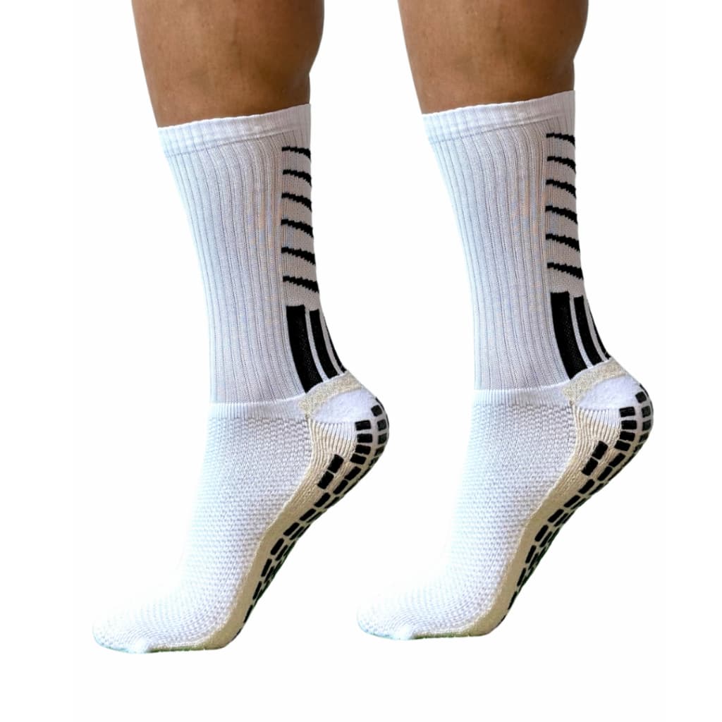 Kit 6 Pares Meia Antiderrapante Esportiva Futebol Treino Alta Performance Profissional