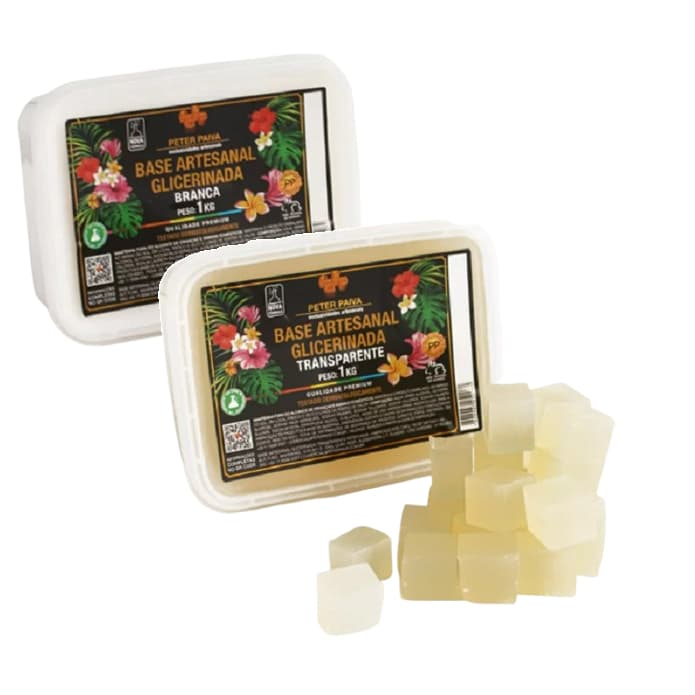 2kg Base Glicerinada Sabonete 1kg cada Peter Paiva ORIGINAL