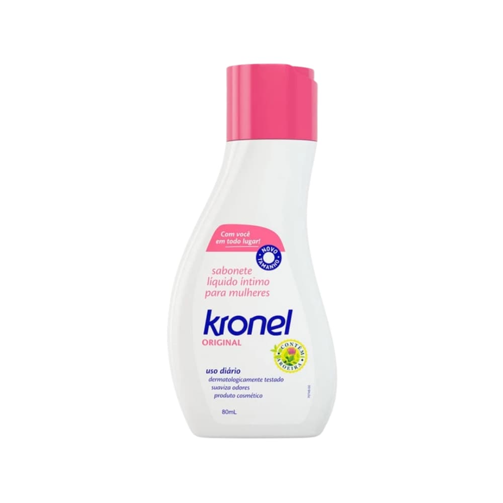 Sabonete Íntimo Feminino Kronel Original 80ml | Uso Diário pH Balanceado