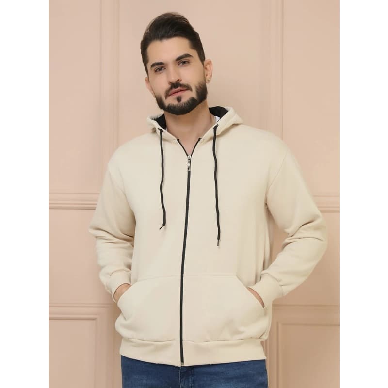 Moletom Blusa de Frio Aberto Com Ziper e Capuz INVERNO LISO Unissex