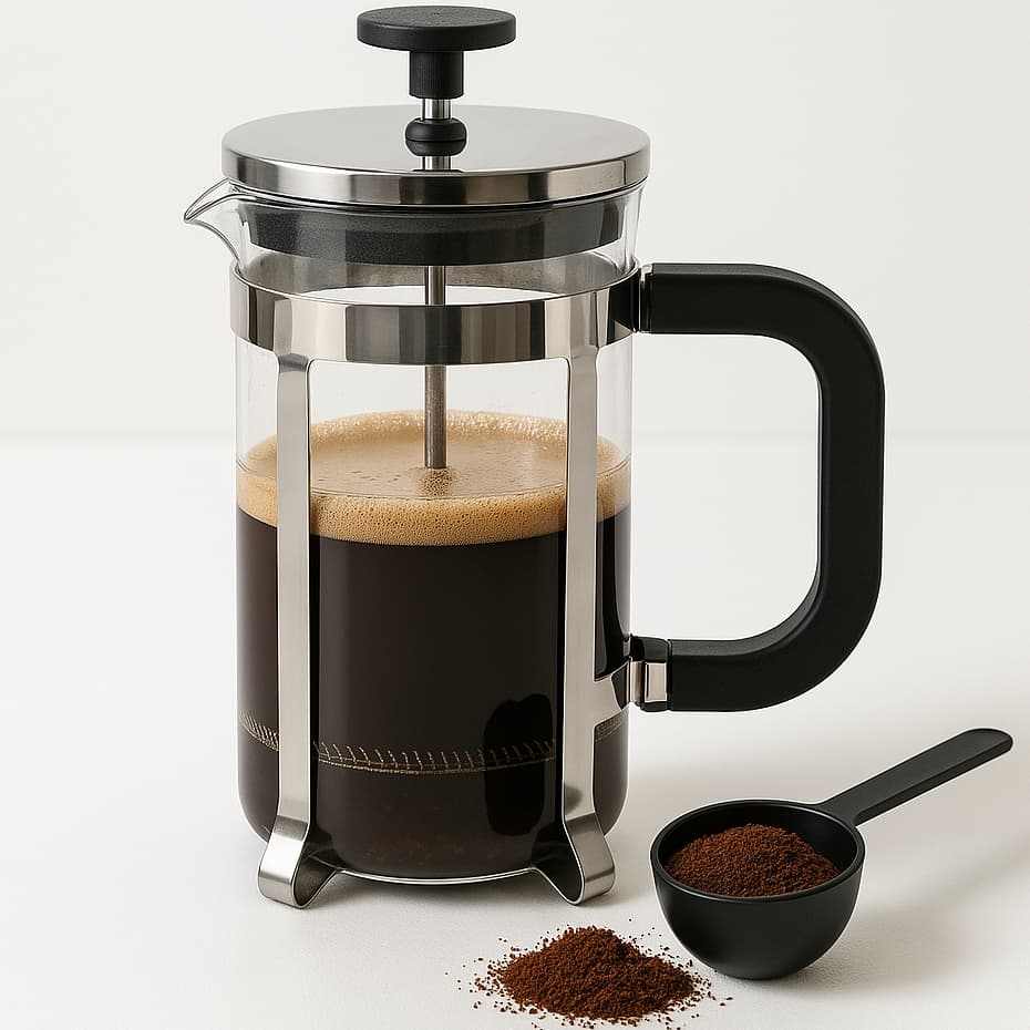 Cafeteira Prensa Francesa Manual  Cremeira Café, Leite, Chá Capuccino Batido Espumeira