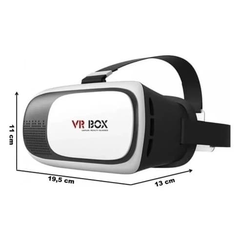 Óculos Vr Box 2.0 Realidade Virtual + Controle Cardboard 3d Bluetooth