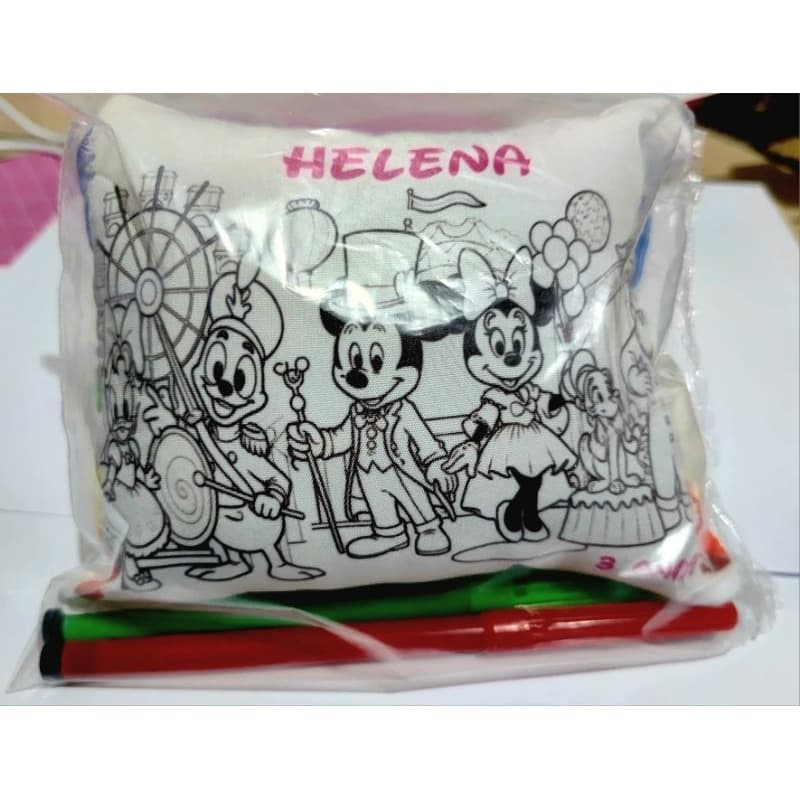 6 Almofadas 10x15 Personalizada no seu tema + canetinha