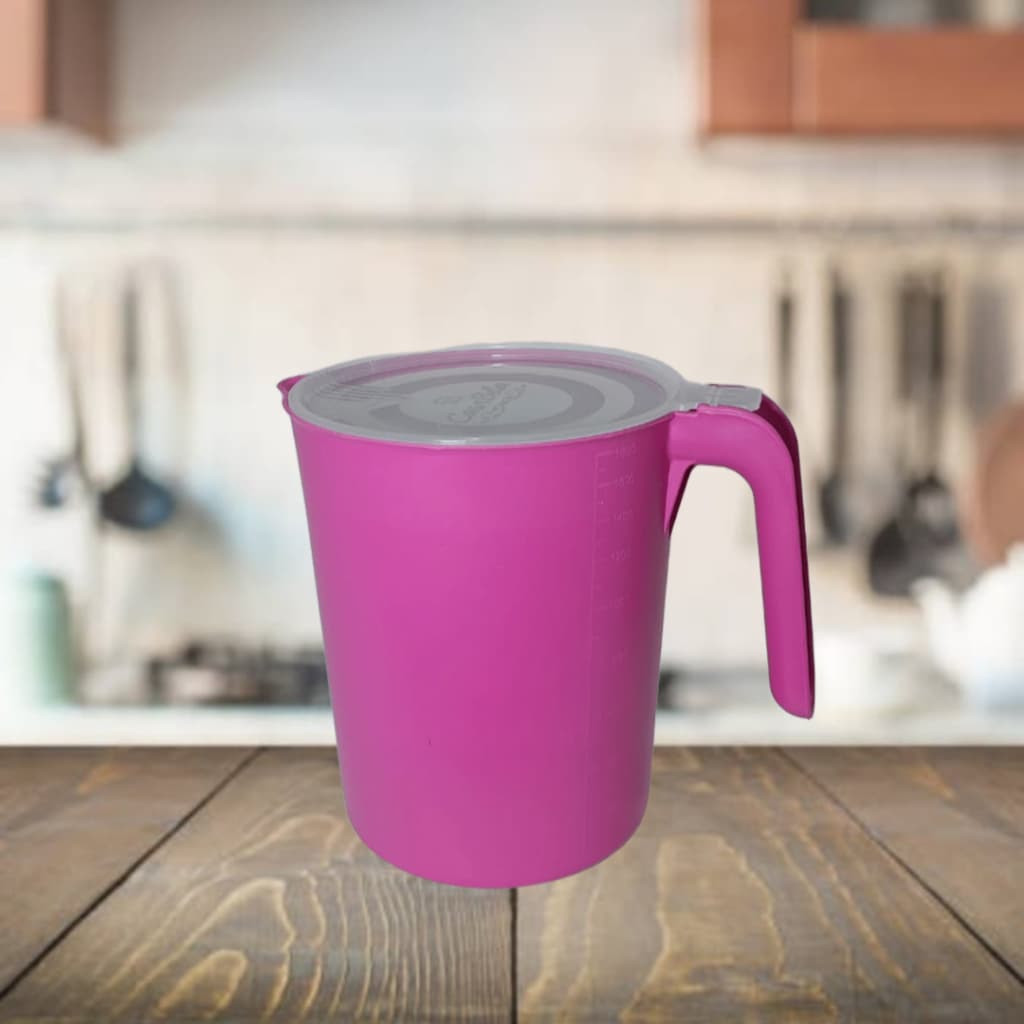 Jarra 1800ml com Tampa Jarra Plástico Suco Água