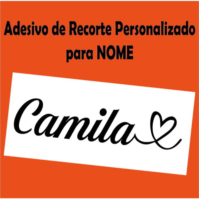 4 Adesivos personalizados seu nome ou palavra com coração para capacete/moto/caderno/carro/caminhão