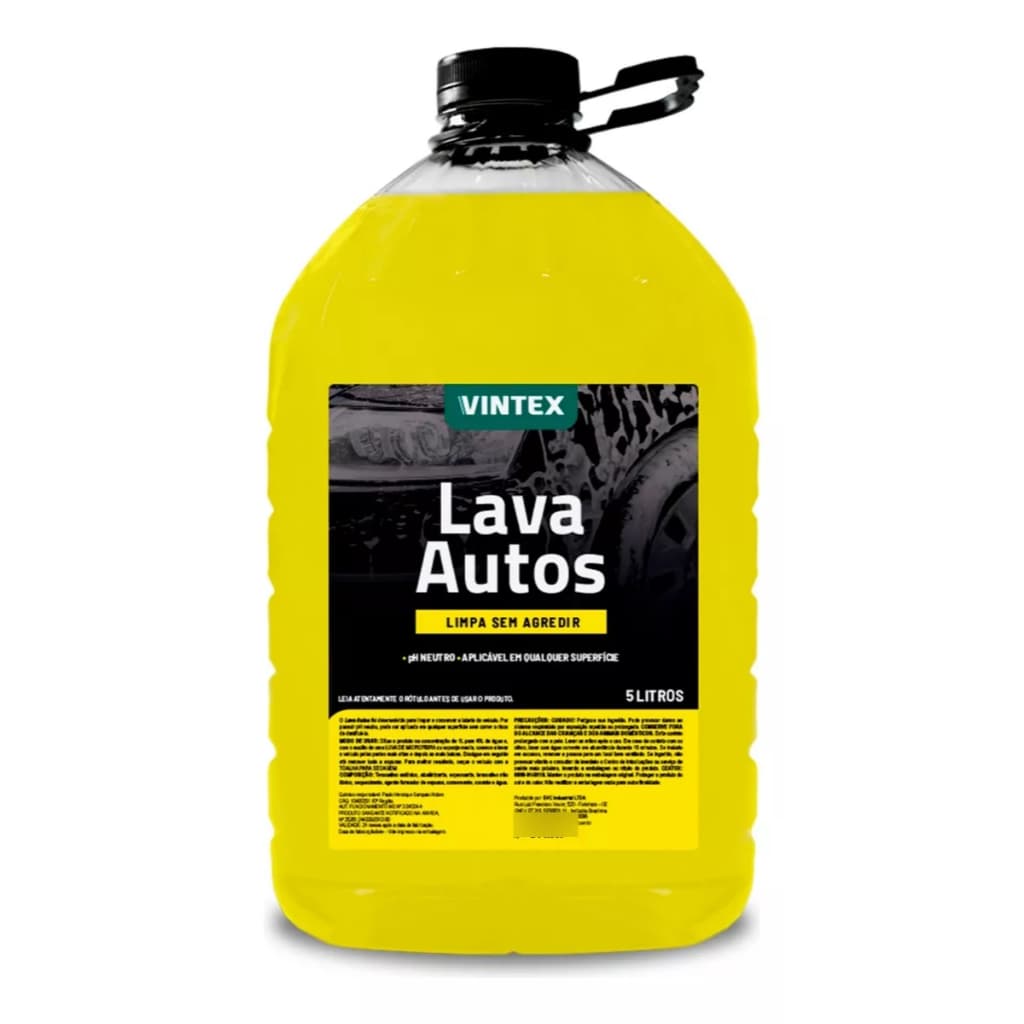 Shampoo Automotivo 5l Lava Autos Vonixx  Ph Neutro Vintex