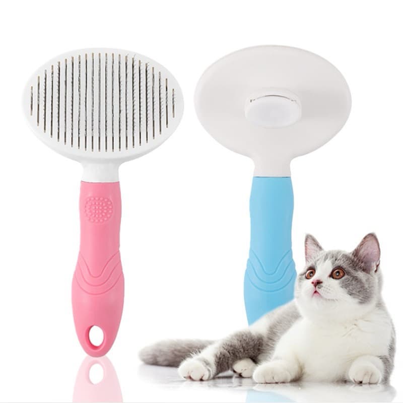Escova Removedora Tira Pelos Dos Pets Cães E Gatos