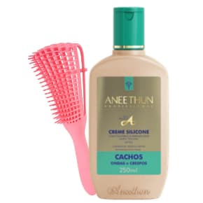 ANEETHUN KIT ESCOVA + CREME SILICONE CACHOS 250 ml