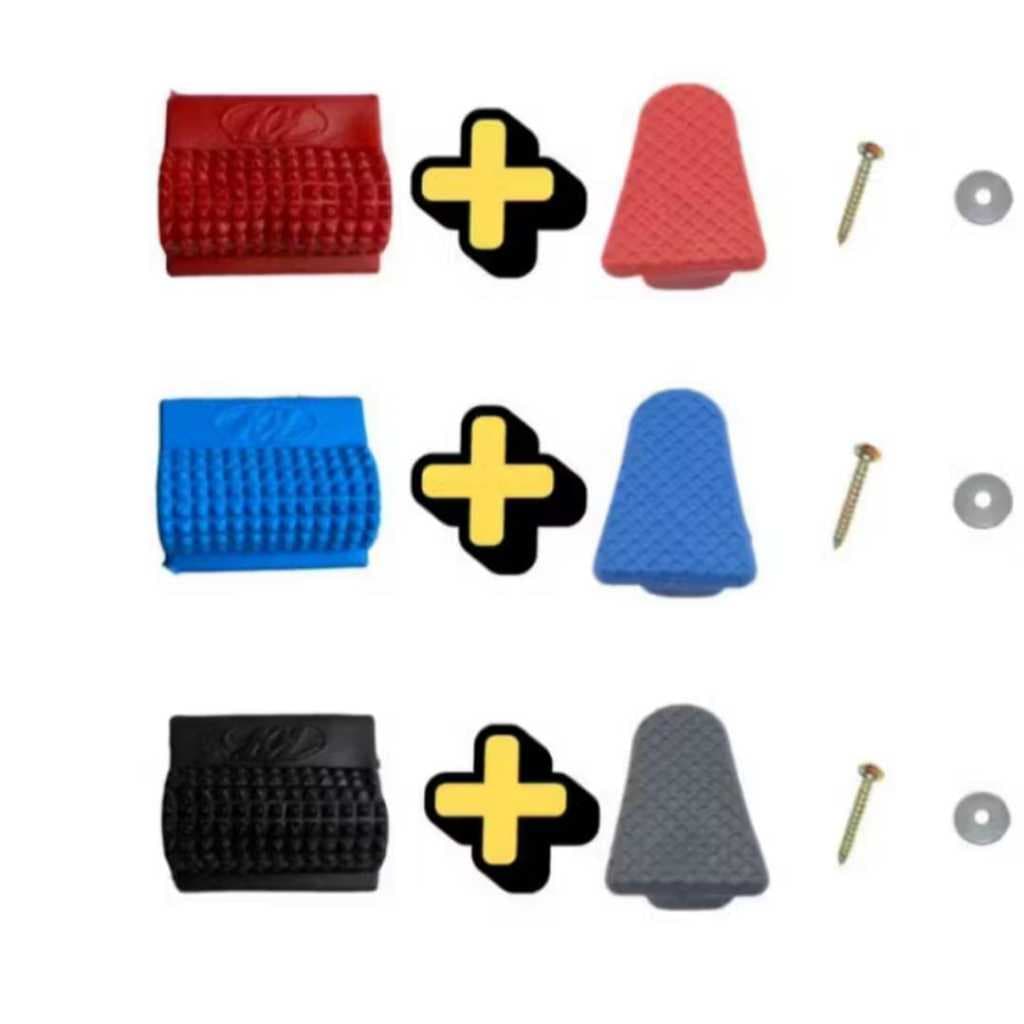 KIT Protetor Pedal Marcha Câmbio Calçado Tenis Sapato Tortuga + Protetor Pedal Freio Crosser XTZ 150 250 Lander Tenere