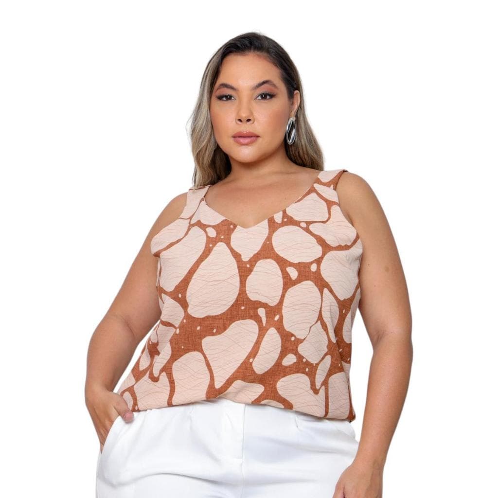 REGATA FEMININA PLUS SIZE VERÃO