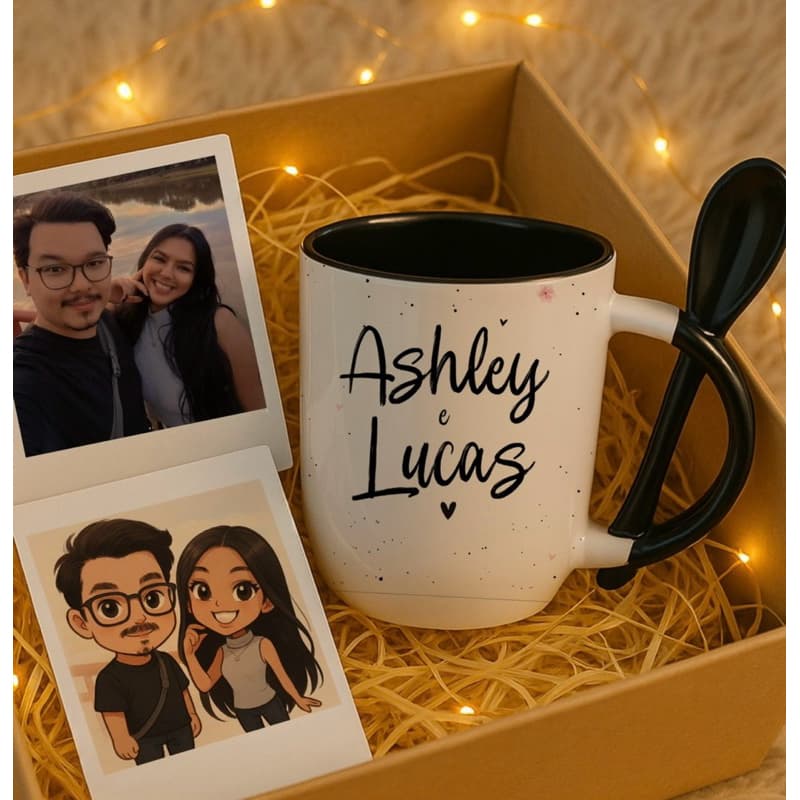 caneca personalizada de casal
