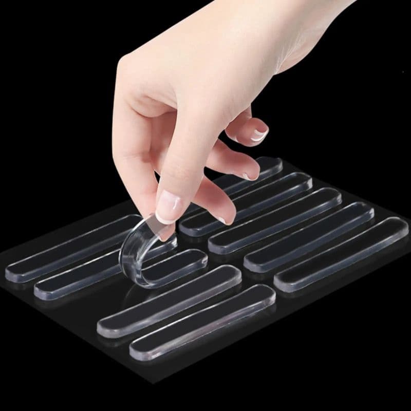 Protetor De Canto Porta Adesivo Em Tiras Silicone