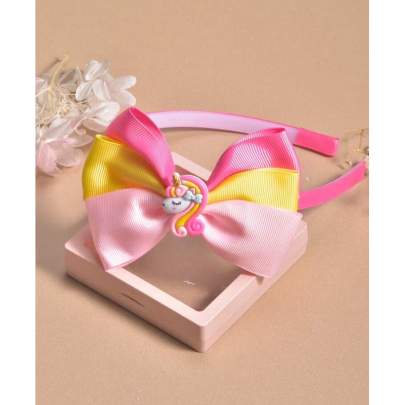 Tiara feminina infantil unicórnio cores