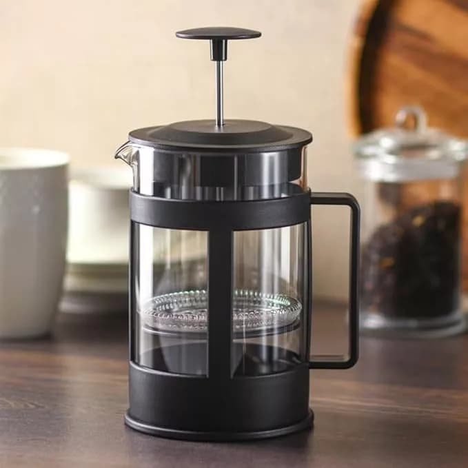 Cafeteira Prensa Francesa Italiana Cremeira Café Leite Chá 350/600ml Café Gourmet Sabor Intenso