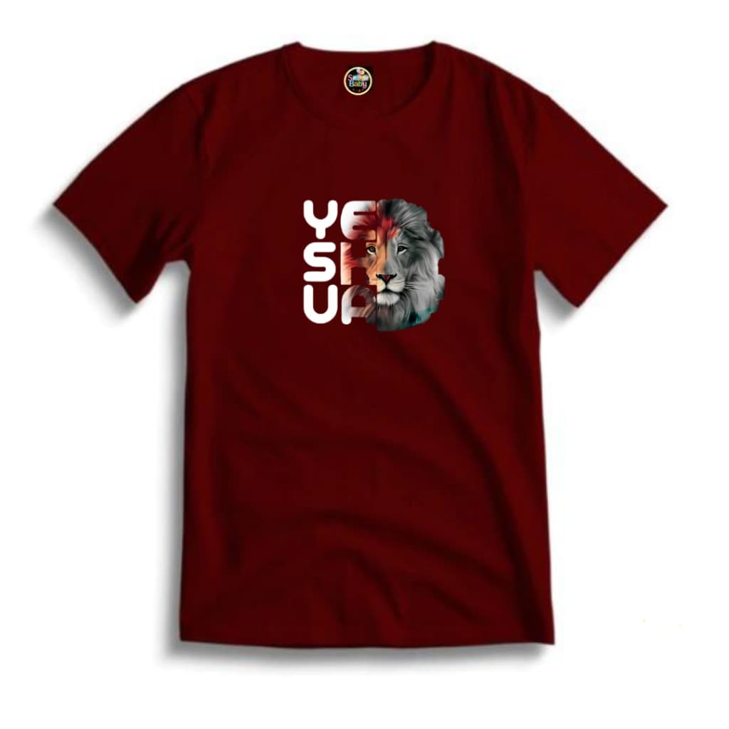 Camiseta Infantil Juvenil Unissex Yeshua Jesus Moda Religiosa Cristã