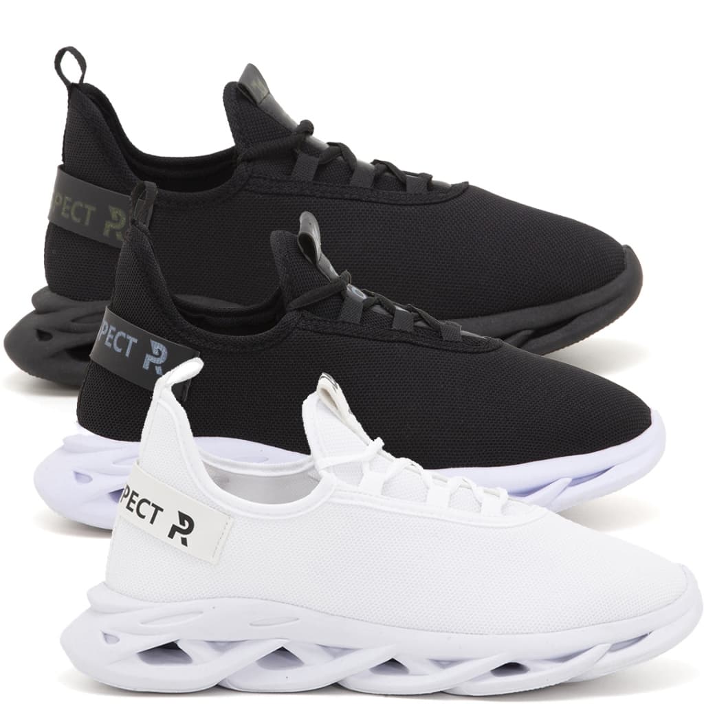 Kit 3 Tênis Masculino Prospect Walk Caminhada Academia Corrida Esporte Conforto LojaSpark