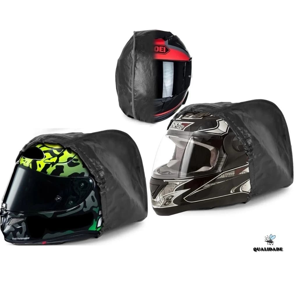 1 Bolsa Sacola Bag Capa Porta Capacete De Moto Em Courvin