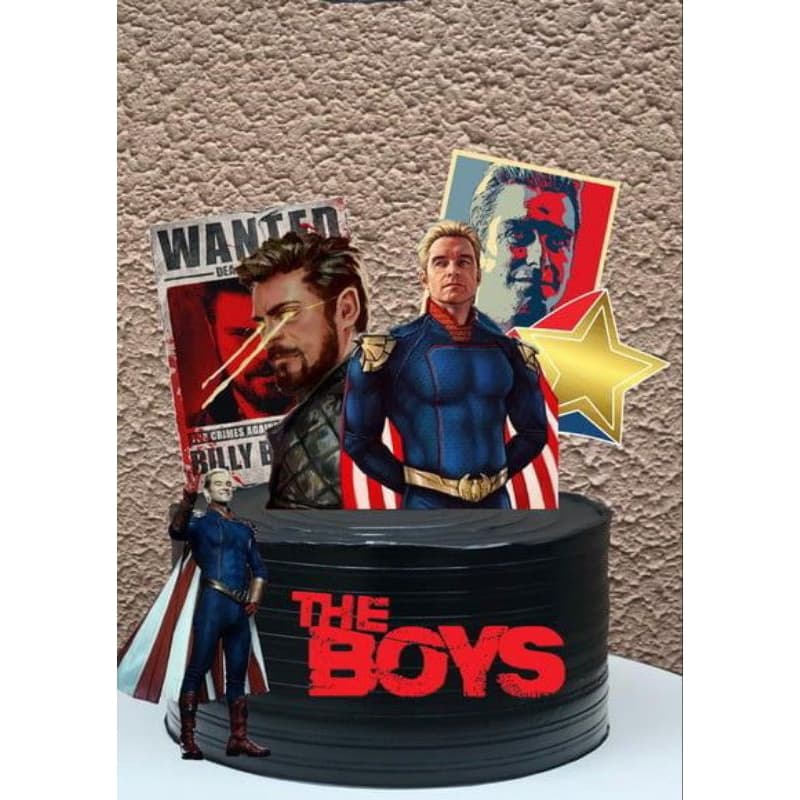 Topo de bolo The Boys- Topper para aniversário personalizado
