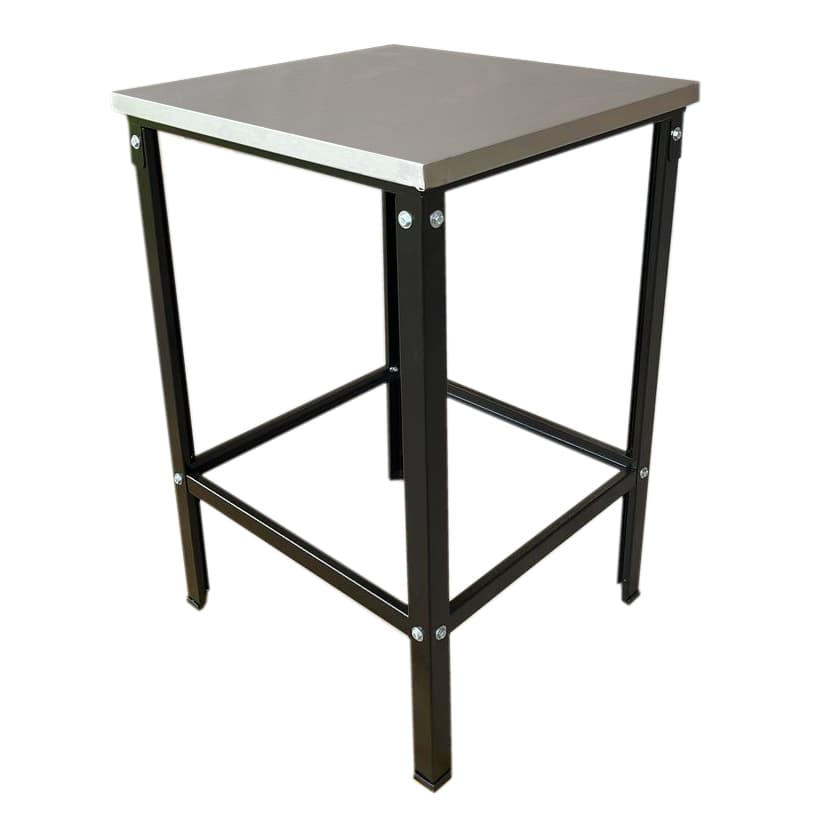 Mesa De Serviço Bancada Apoio Inox 58x55 para Cozinha Restaurante Padaria Industria