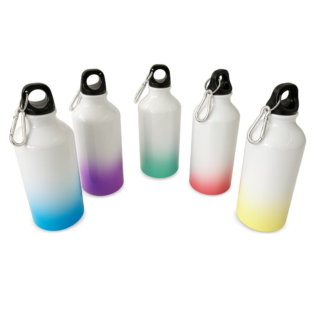 Garrafas Squezze de Água Mosquetão Para sublimação e Personalizar 500ml Academia Treino Esporte