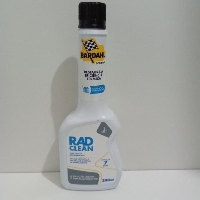 Aditivo Bardal Rad Clean para limpeza do radiador sistema de arrefecimento radiadores