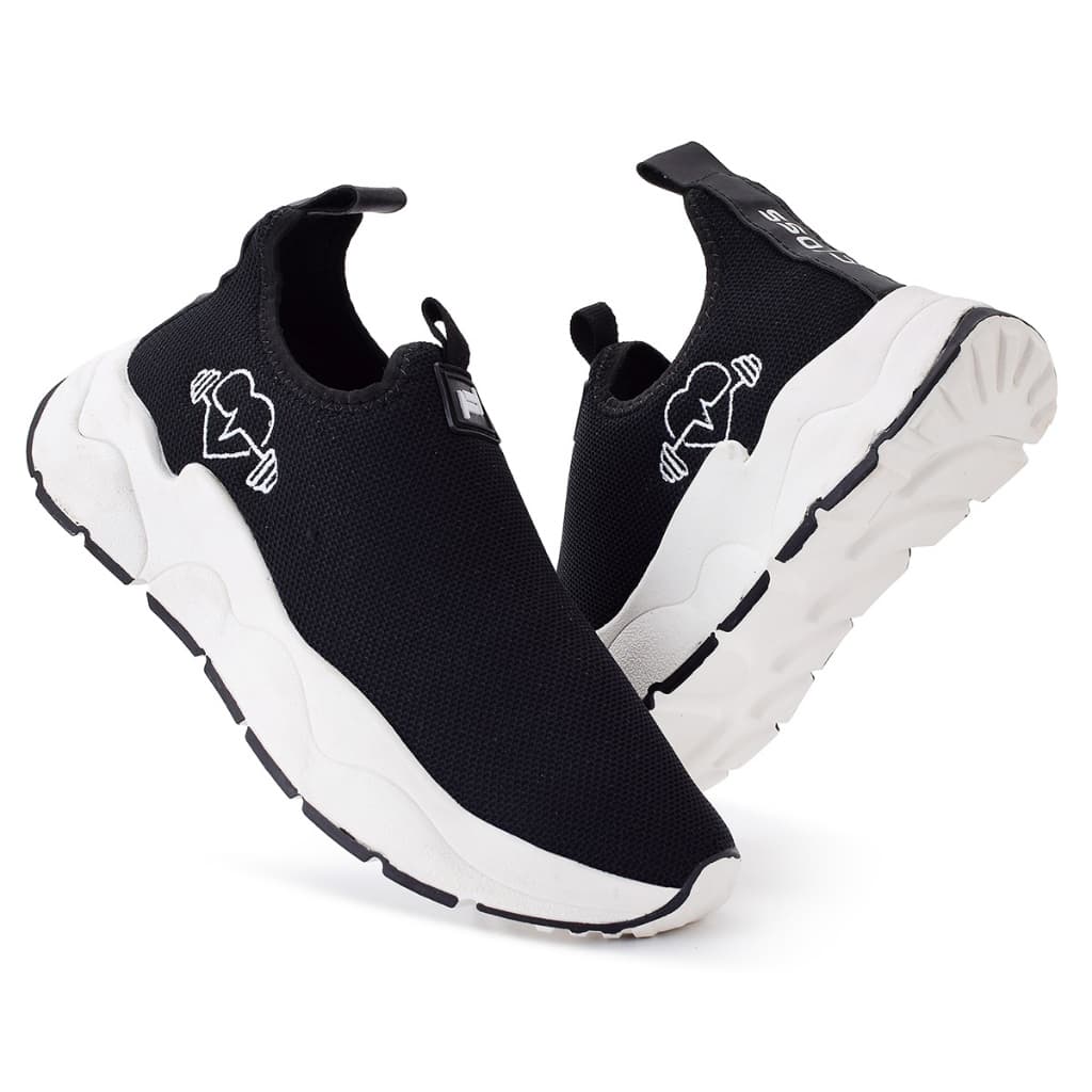 Tênis Feminino esportivo Sem cadarço, ajuste perfeito, excelente para treinos e caminhada