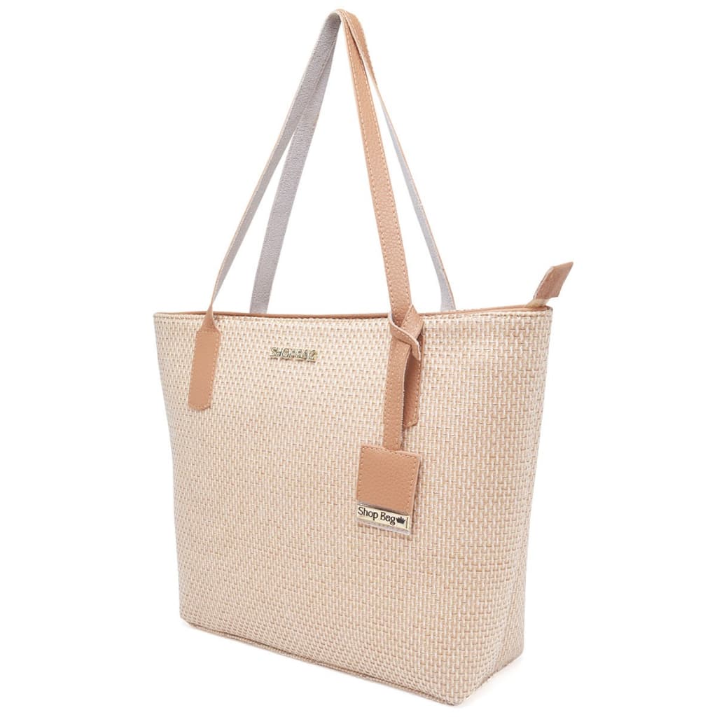 Bolsa Feminina shoBag Palha Sacola Grande Califórnia Praia