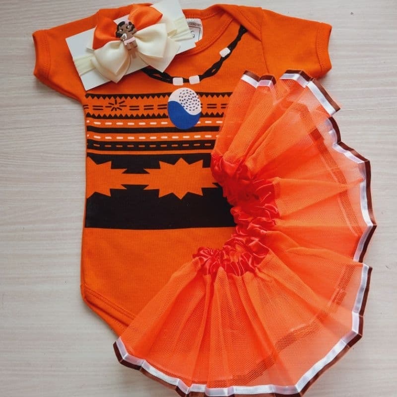 Kit Body Tule E Laço Personagem Mesversário/fantasia