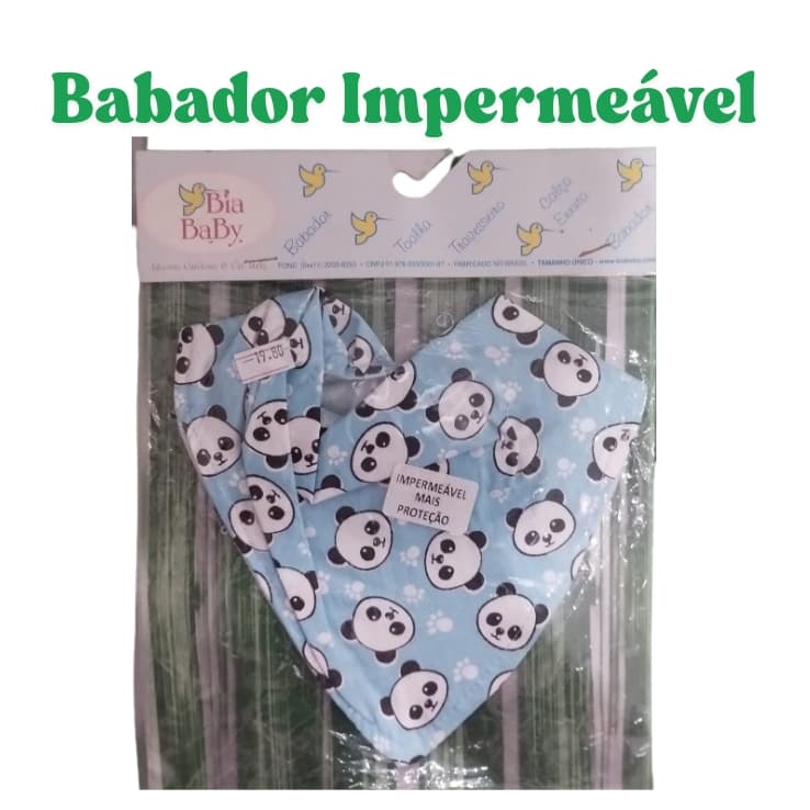 Babador Impermeável Bia Baby