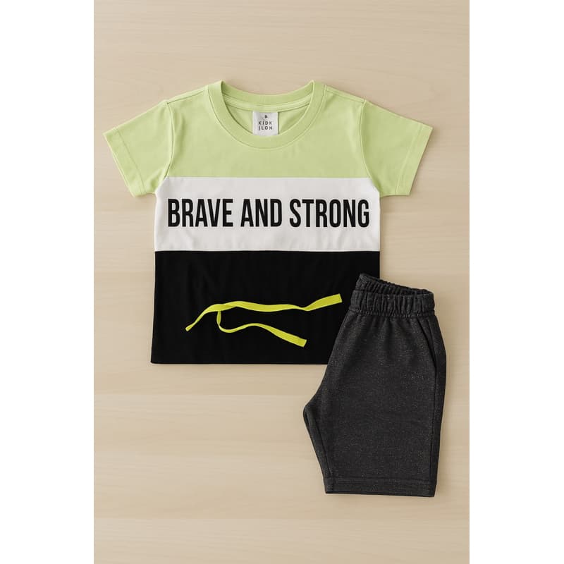 ENVIO EM 24H -Conjunto Infantil Verão Menino - tamanho 1 e 2 - Camiseta ou Regata Estampada + Short Confortável tamanhos