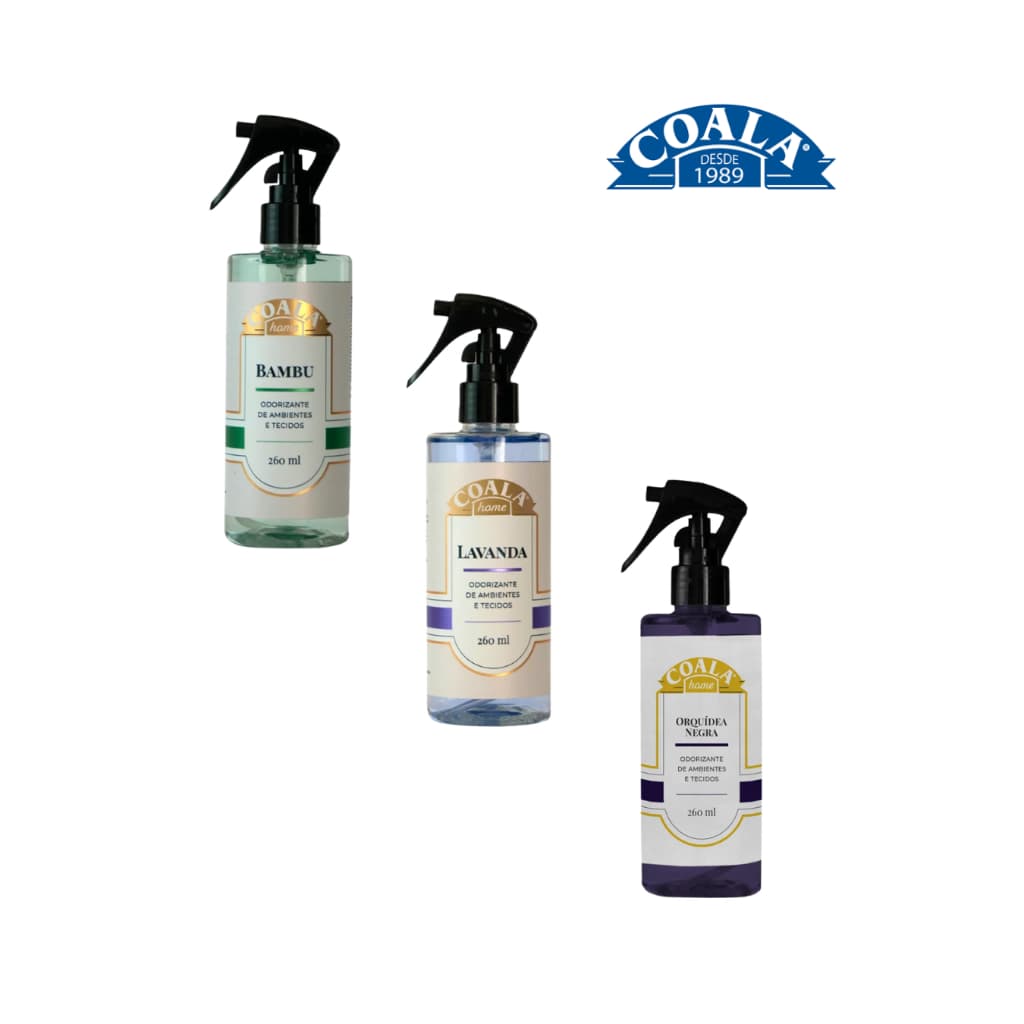 ODORIZANTE DE AMBIENTE E TECIDO 260ML - COALA AROMATIZANTE