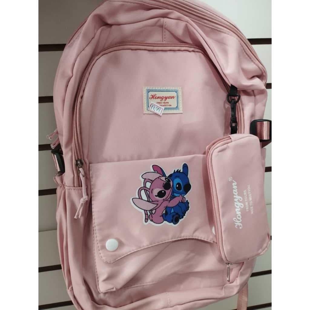 Mochila C/Estojo Stitch