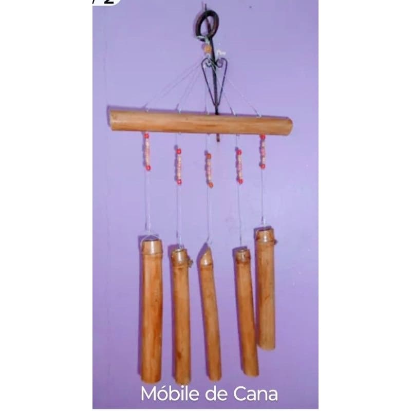 Mobile de Canas e miçangas