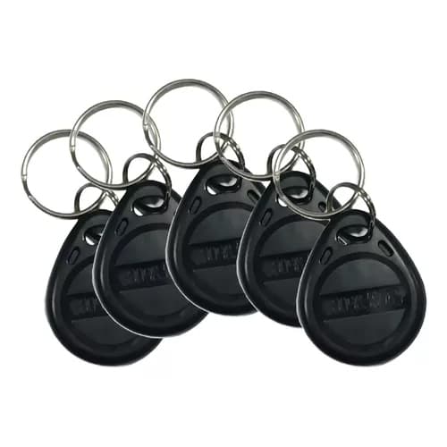 10pcs Chaveiro Tag De Proximidade Acton 125khz Preto