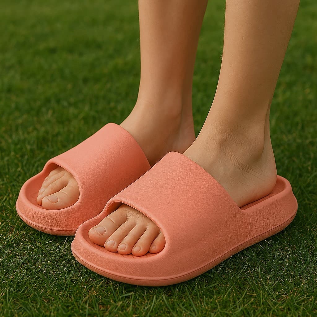 Chinelo Slide Feminino Masculino Infantil – Leve, Antiderrapante e Fácil de Calçar