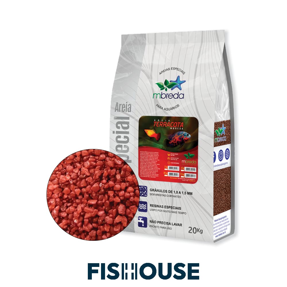 Substrato (Areia especial) - Terracota (20kg) - Mbreda