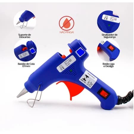 Pistola Cola Quente Bivolt 60W L
